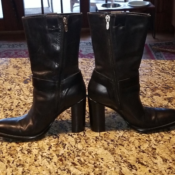 Harley Davidson Biker Leather boots size 71/2 - Picture 9 of 15